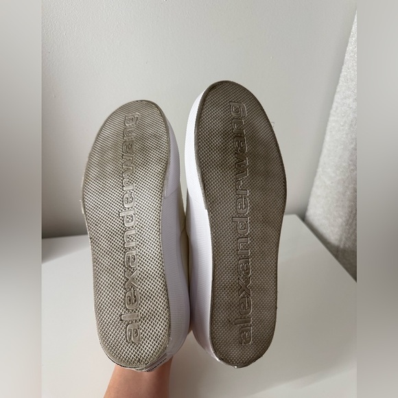 alexanderwang DROPOUT CANVAS LOGO SNEAKER WHITE 37.5 - Picture 9 of 9